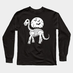 Dinosaur skeleton Halloween Long Sleeve T-Shirt